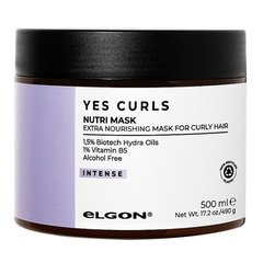 Elgon Yes Curls Nutri Mask Маска питательная для вьющихся волос 500 мл