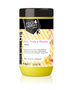 Moisturizing and Nourishing Hair Mask Real Natura Pro-Mar e Piscina