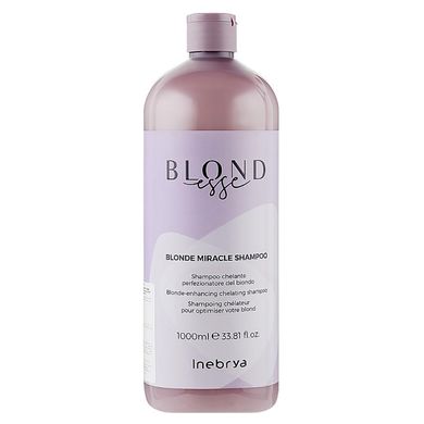 Inebrya Blonde Miracle Shampoo Хелатирующий шампунь для блонда 1000 мл