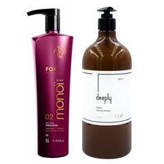 Ботекс Fox Monoi + Deeply Medium Cleansing Shampoo 7.3 pH 1000+1000 мл