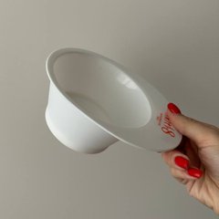 Hair Expert Plastic Bowl, White, 280 ml.