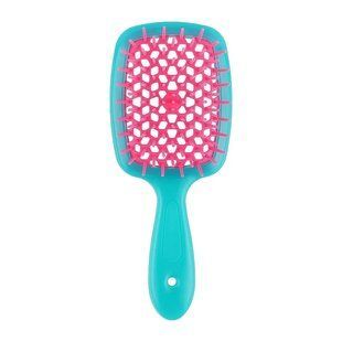 Janeke SUPERBRUSH-small TURQUOISE/PINK.86SP234 AR-.