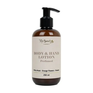 TOP BEAUTY Body & Hand Lotion Perfumed White Musk, Orange Flowers, Powder 250 ml