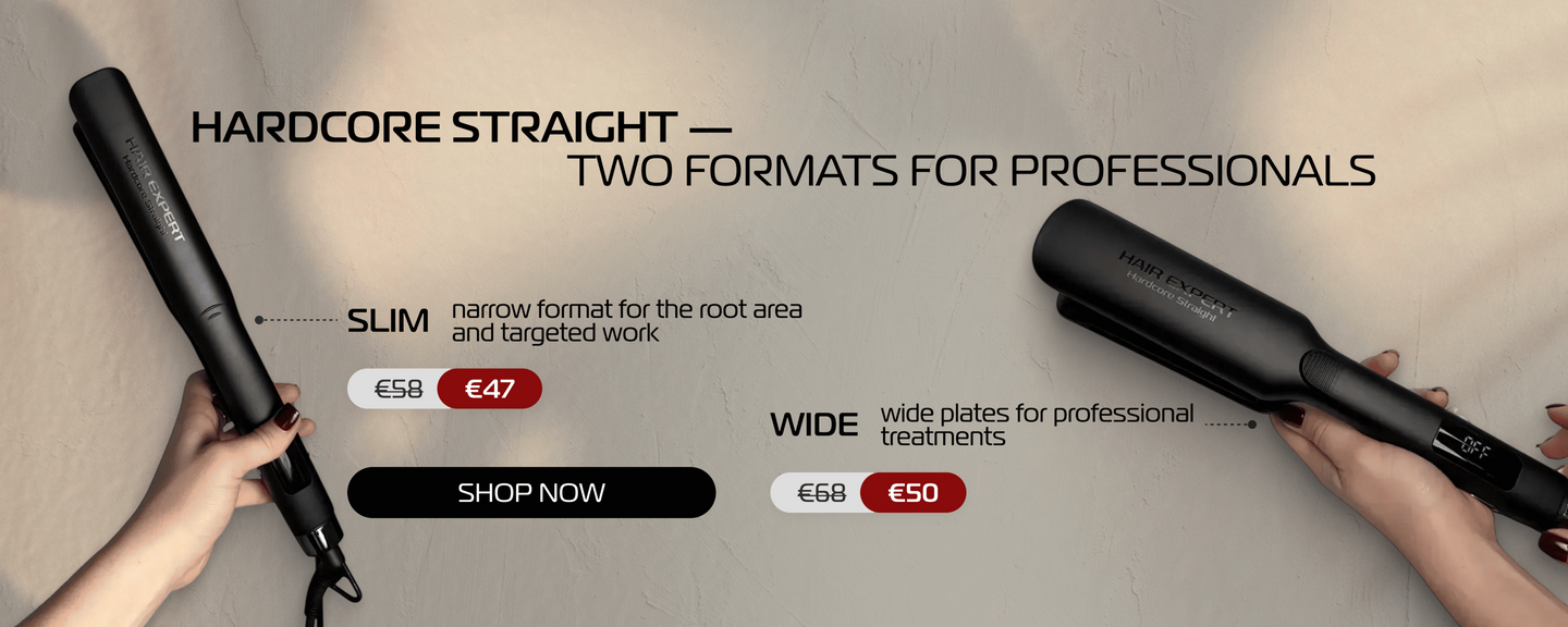 Hair Expert Titanium Hardcore Straight SLIM 1