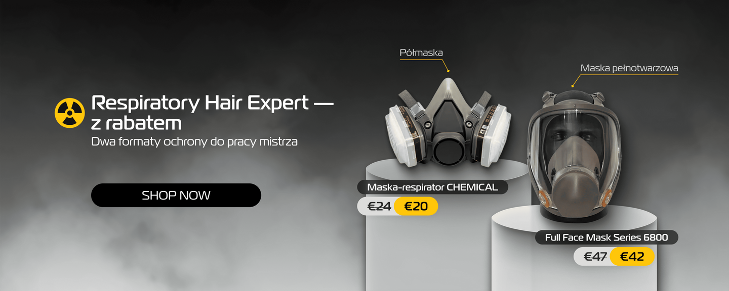 Hair Expert Full Face Respirator Mask Series 6800