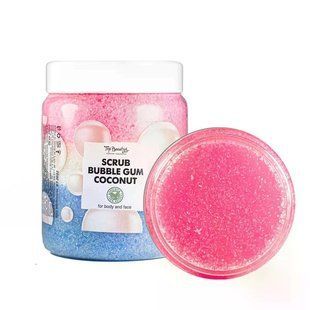 TOP BEAUTY Body & Face Scrub With Vitamin E Bubble Gum Coconut