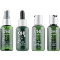 CHI Tea Tree Travel Kit Nature & Shield 4х59 (sh/59ml+cond/59ml+ser/59ml+spray/59ml)