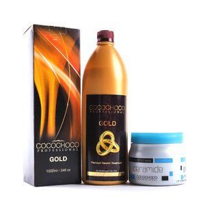 Cocochoco Gold 1000 ml + Cocochoco Ceramide mask 450 ml