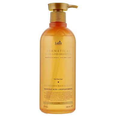 La'dor Dermatical Hair-Loss Shampoo For Thin Hair Шампунь проти випадіння слабкого і тонкого волосся 530 мл