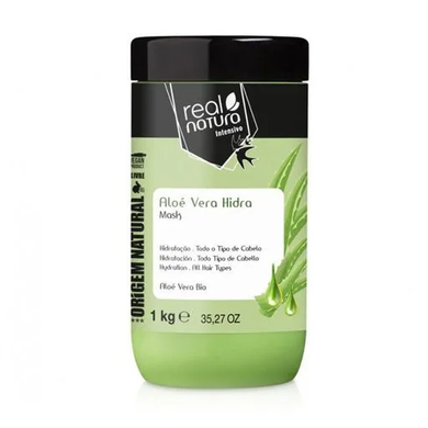 Hair Moisturizing Mask Real Natura Aloe Vera Hidra 1000 ml