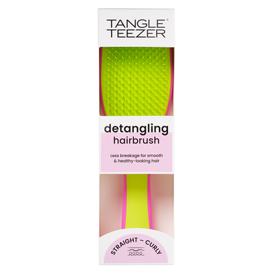 Tangle Teezer. Расческа The Wet Detangler Pink & Cyber Lime