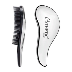 Esthetic House Hair Brush For Easy Comb Silver