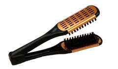 Hair Expert Hairbrush Black/Gold Расческа-зажим