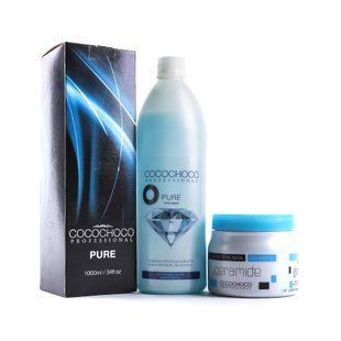 Cocochoco Pure 1000 ml + Cocochoco Ceramide mask 450 ml, 1000 мл