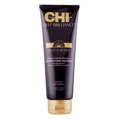 CHI Deep Brilliance Olive & Monoi Optimum Protein Masque Протеїнова маска для волосся, 237 мл