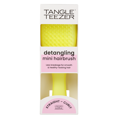 Tangle Teezer. Расческа The Wet Detangler Mini Hyper Yellow