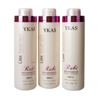 Выпрямление волос YKAS Rubi Liss Набор 1000 мл