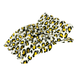 Hair Expert Clip Crocodile clips, x5, Leopard Yellow