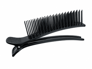 Hair Expert Hair Clip with Comb, Black