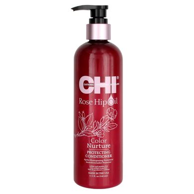 CHI Rose Hip Oil Color Nurture Protecting Conditioner Захисний кондиціонер для фарбованого волосся, 340 мл