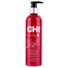 CHI Rose Нip Oil Protecting Shampoo Захисний шампунь для фарбованого волосся, 340 мл