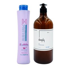 Ботекс Honma Tokyo (WENNOZ) H-Brush B.tox Platinum + Deeply Soft Cleansing Shampoo 6.5 pH