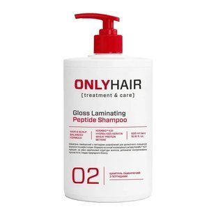 ONLYHAIR Gloss Laminating Peptide Shampoo 02