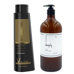 Нанопластика Vogue Orghanlux + Deeply Hardcore Cleansing Shampoo 8.0 pH