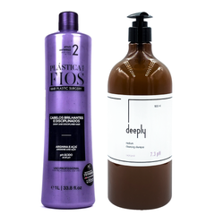 Кератин Plastica Dos Fios + Deeply Medium Cleansing Shampoo 7.3 pH