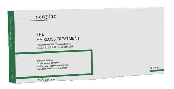 Sergilac The Hairloss Treatment Ампулы против выпадения волос 12х10 мл